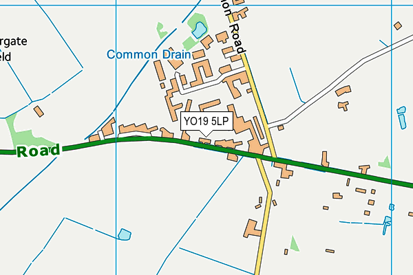 YO19 5LP map - OS VectorMap District (Ordnance Survey)