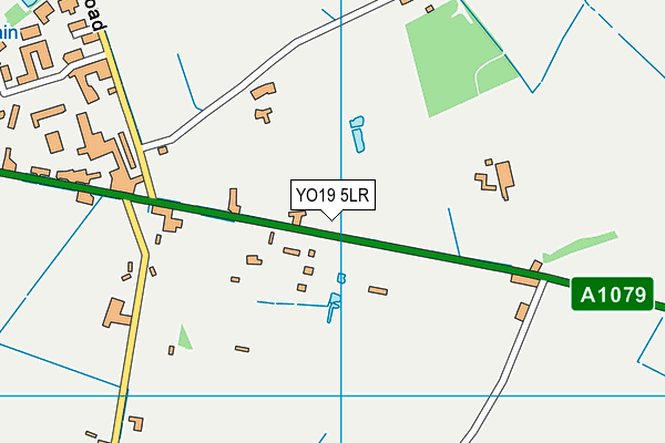 YO19 5LR map - OS VectorMap District (Ordnance Survey)