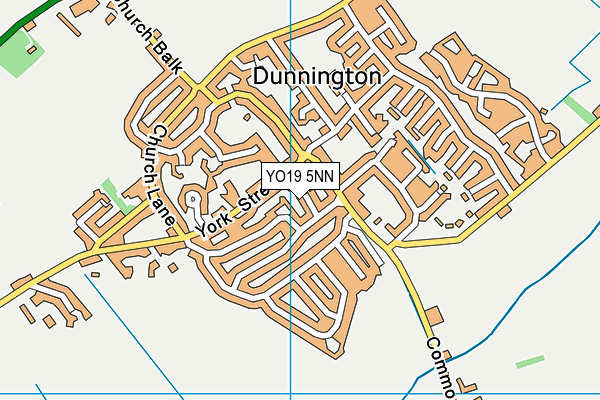 YO19 5NN map - OS VectorMap District (Ordnance Survey)