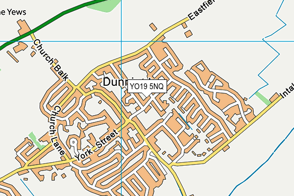 YO19 5NQ map - OS VectorMap District (Ordnance Survey)