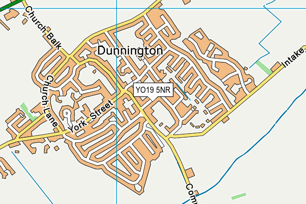 YO19 5NR map - OS VectorMap District (Ordnance Survey)