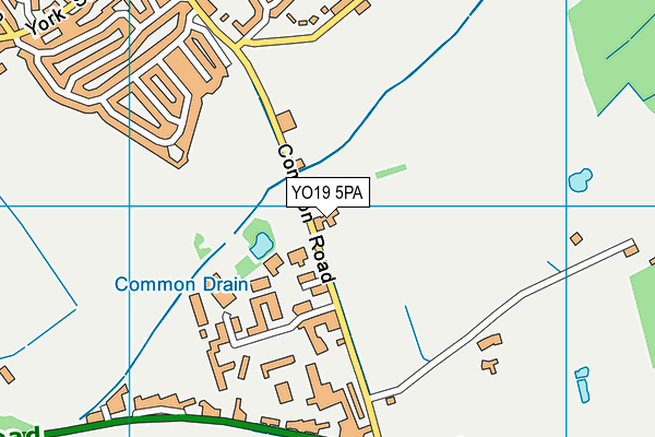 YO19 5PA map - OS VectorMap District (Ordnance Survey)