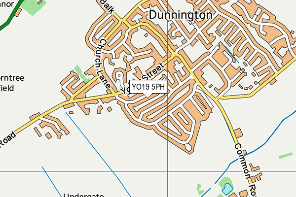 YO19 5PH map - OS VectorMap District (Ordnance Survey)