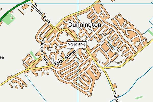 YO19 5PN map - OS VectorMap District (Ordnance Survey)