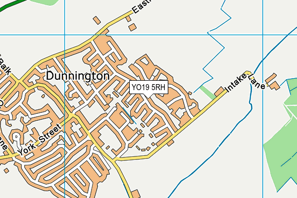 Map of DUNNINGTON DEVELOPMENTS LIMITED at district scale
