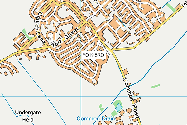 YO19 5RQ map - OS VectorMap District (Ordnance Survey)