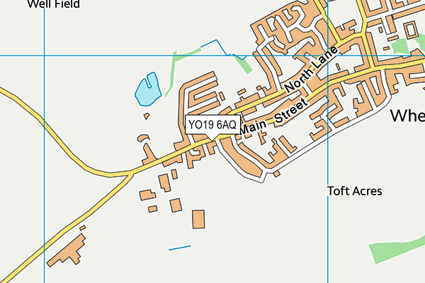 YO19 6AQ map - OS VectorMap District (Ordnance Survey)