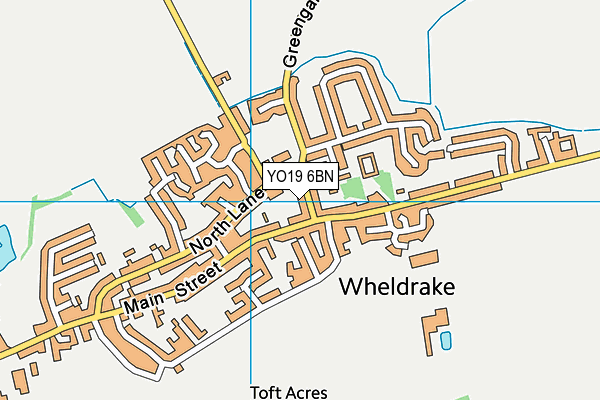 YO19 6BN map - OS VectorMap District (Ordnance Survey)