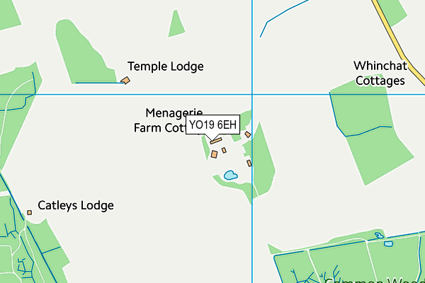 YO19 6EH map - OS VectorMap District (Ordnance Survey)