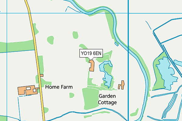 YO19 6EN map - OS VectorMap District (Ordnance Survey)