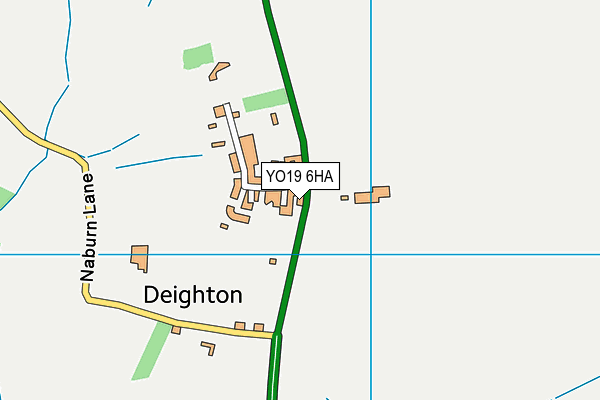 YO19 6HA map - OS VectorMap District (Ordnance Survey)