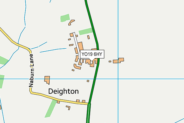 YO19 6HY map - OS VectorMap District (Ordnance Survey)