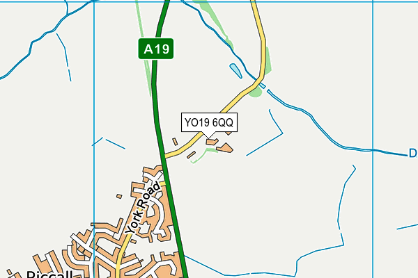YO19 6QQ map - OS VectorMap District (Ordnance Survey)