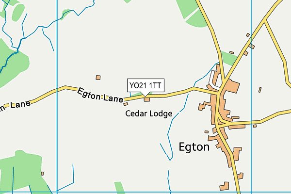 YO21 1TT map - OS VectorMap District (Ordnance Survey)