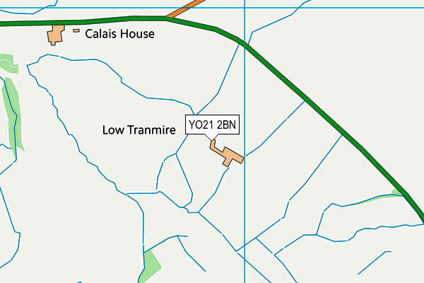 YO21 2BN map - OS VectorMap District (Ordnance Survey)