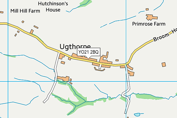 YO21 2BQ map - OS VectorMap District (Ordnance Survey)