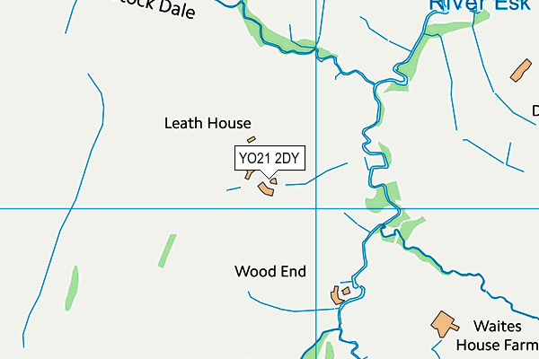 YO21 2DY map - OS VectorMap District (Ordnance Survey)