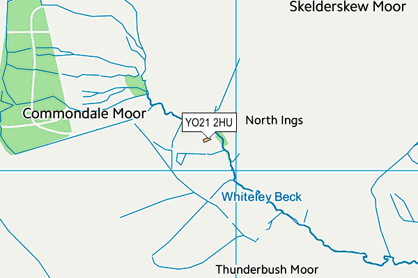 YO21 2HU map - OS VectorMap District (Ordnance Survey)