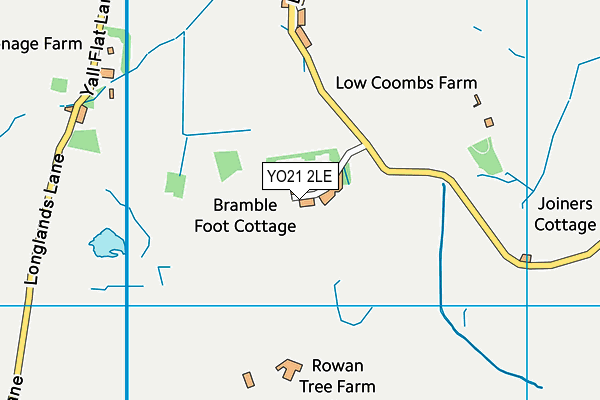 YO21 2LE map - OS VectorMap District (Ordnance Survey)