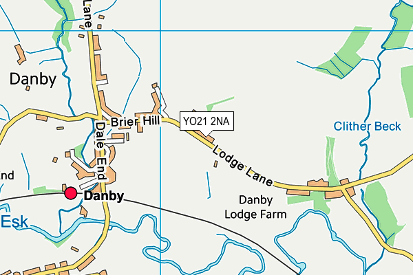 YO21 2NA map - OS VectorMap District (Ordnance Survey)