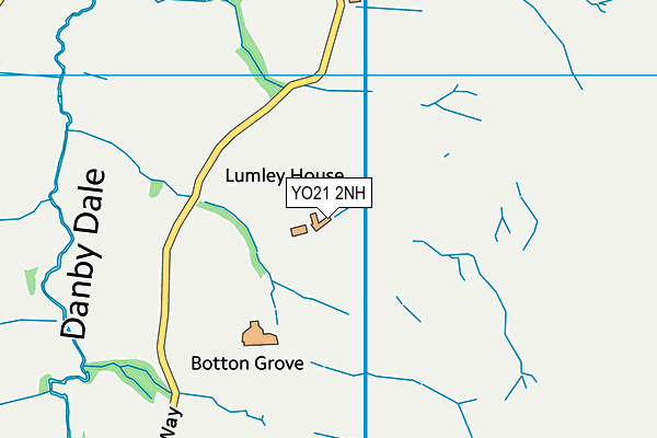 YO21 2NH map - OS VectorMap District (Ordnance Survey)