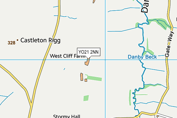 YO21 2NN map - OS VectorMap District (Ordnance Survey)