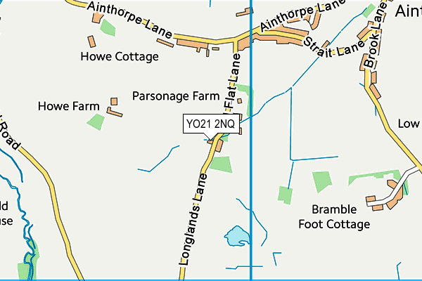 YO21 2NQ map - OS VectorMap District (Ordnance Survey)