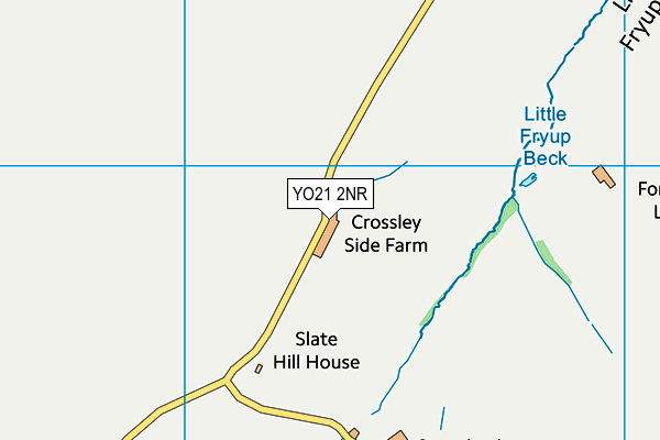 YO21 2NR map - OS VectorMap District (Ordnance Survey)