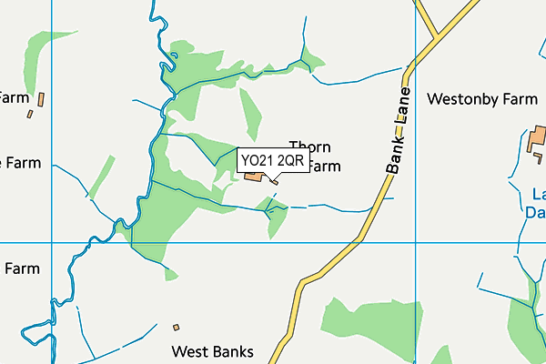 YO21 2QR map - OS VectorMap District (Ordnance Survey)