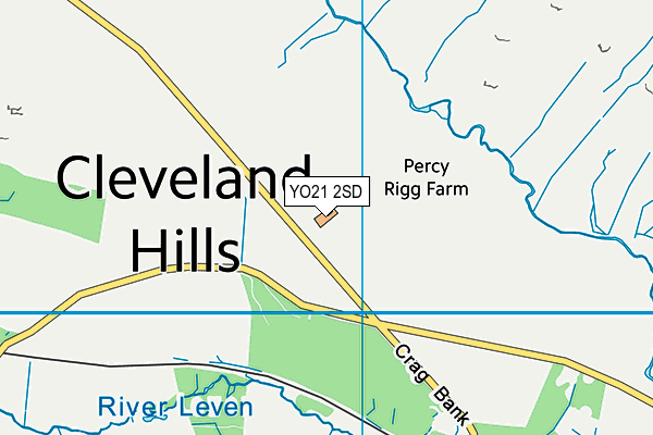 YO21 2SD map - OS VectorMap District (Ordnance Survey)