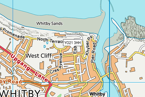 Westcliffe Ladies Fitness Centre (Closed) map (YO21 3HH) - OS VectorMap District (Ordnance Survey)