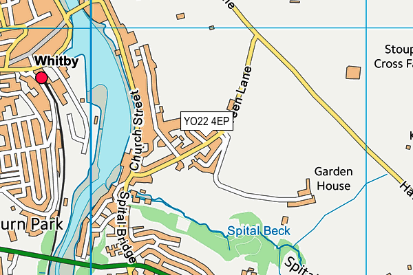 YO22 4EP map - OS VectorMap District (Ordnance Survey)