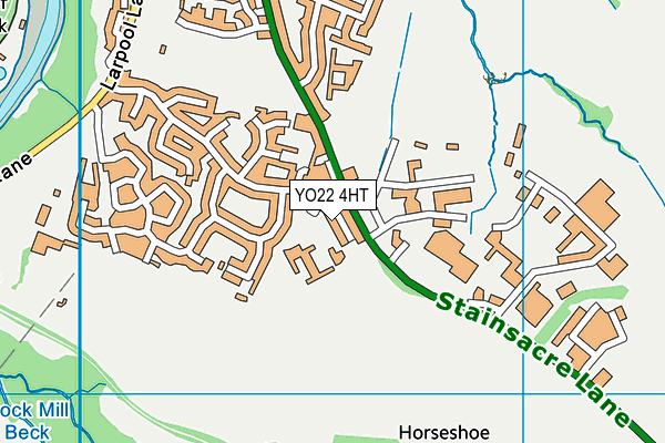 Broomfield Park map (YO22 4HT) - OS VectorMap District (Ordnance Survey)