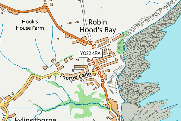 Map of ROBIN HOOD'S BAY ARTS GROUP CIC at district scale