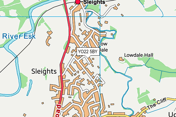 Map of THE YORKSHIRE DELI LIMITED at district scale