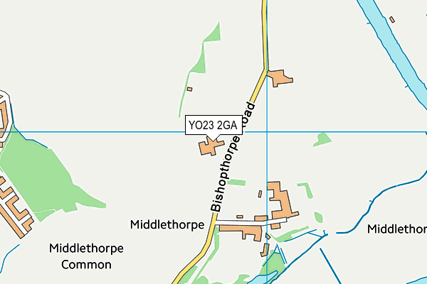 The College Of Law - York (Closed) map (YO23 2GA) - OS VectorMap District (Ordnance Survey)