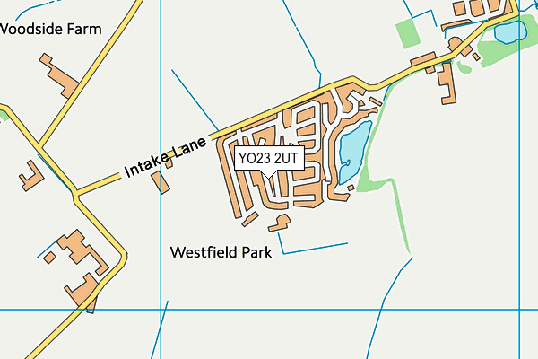 YO23 2UT map - OS VectorMap District (Ordnance Survey)