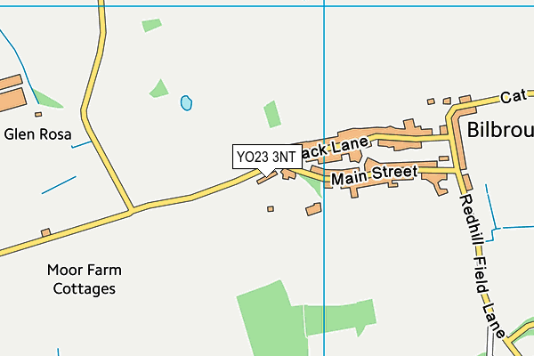 YO23 3NT map - OS VectorMap District (Ordnance Survey)