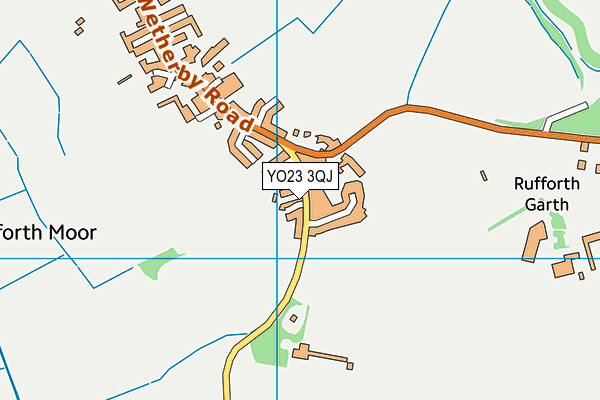 YO23 3QJ map - OS VectorMap District (Ordnance Survey)