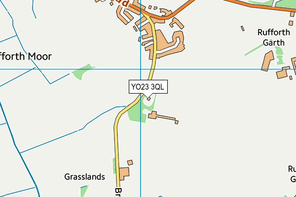 YO23 3QL map - OS VectorMap District (Ordnance Survey)