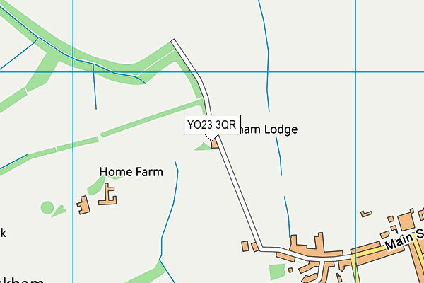 YO23 3QR map - OS VectorMap District (Ordnance Survey)