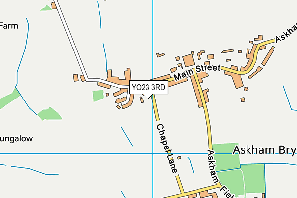 YO23 3RD map - OS VectorMap District (Ordnance Survey)