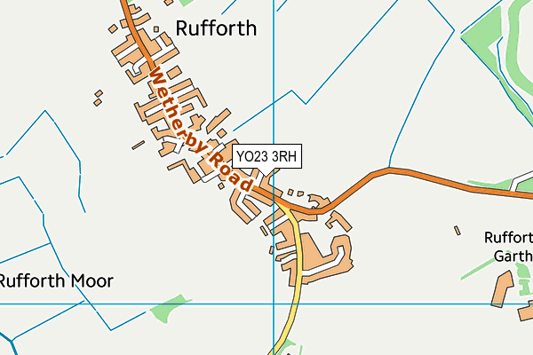 YO23 3RH map - OS VectorMap District (Ordnance Survey)