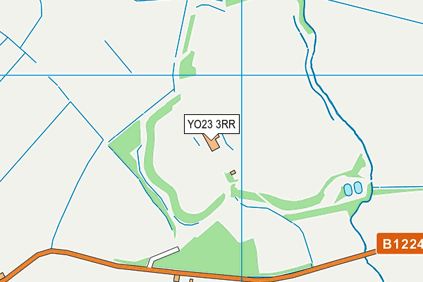 YO23 3RR map - OS VectorMap District (Ordnance Survey)