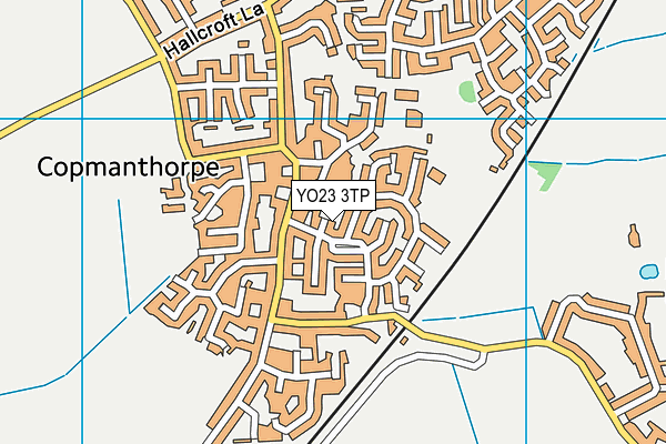 YO23 3TP map - OS VectorMap District (Ordnance Survey)