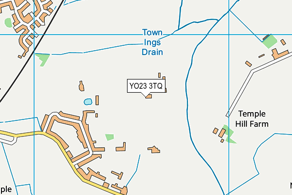 YO23 3TQ map - OS VectorMap District (Ordnance Survey)