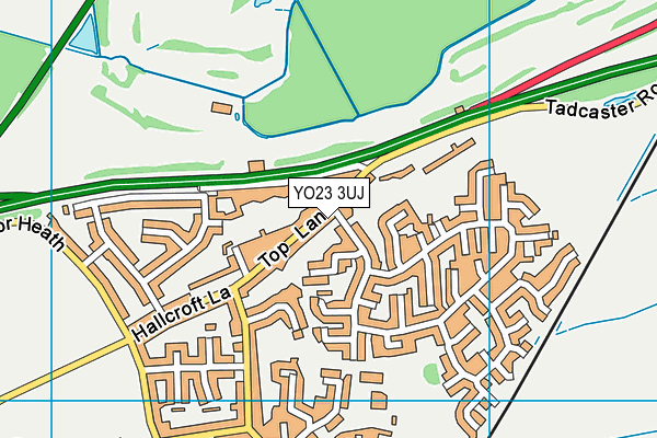YO23 3UJ map - OS VectorMap District (Ordnance Survey)