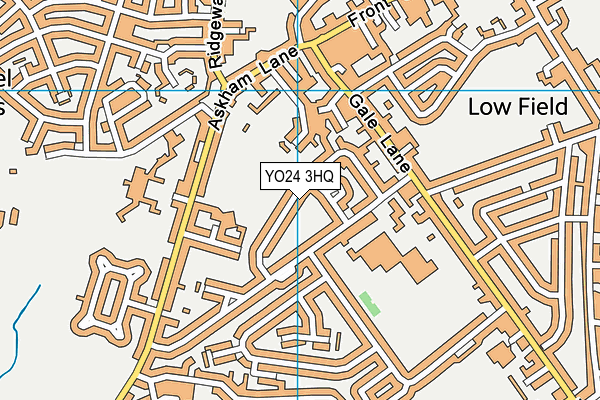YO24 3HQ map - OS VectorMap District (Ordnance Survey)