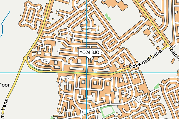 YO24 3JQ map - OS VectorMap District (Ordnance Survey)