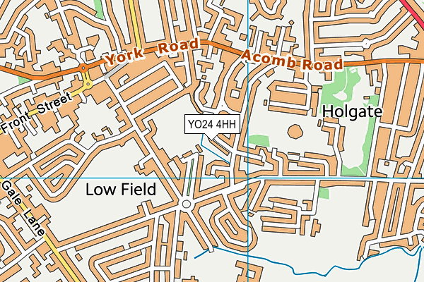 YO24 4HH map - OS VectorMap District (Ordnance Survey)